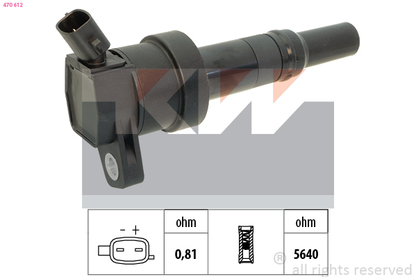 Zapaľovacia cievka KW